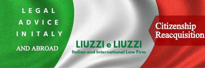 American natralizaed citizens born in Italy: reacquisition of Italian Citizenship Steps to follow for reacquisition of Italian citizenship