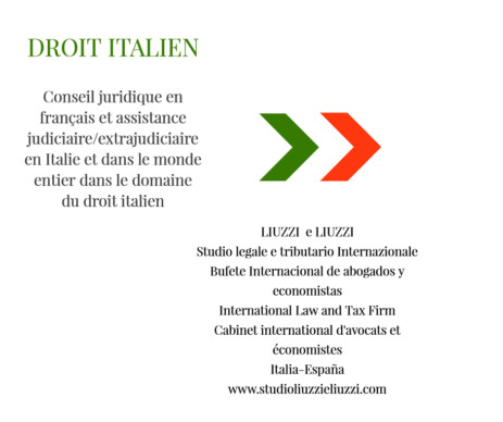 Droit italien Cabinet d'avocats italien et international francophone Liuzzi e Liuzzi