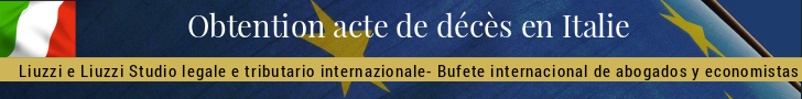 Obtenir actes de deces en Italie