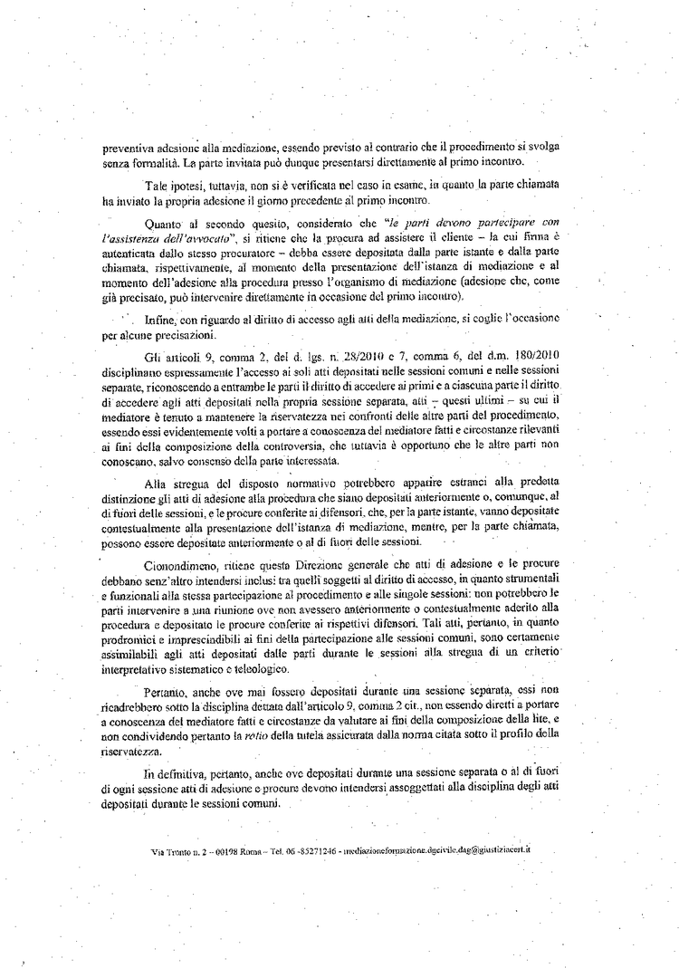 Istanza Avvocato Viviana Fiorella Liuzzi Ministero della Giustizia Organismo Mediazione- Mediazione obbligatoria- Accesso agli atti Istanza Avvocato Viviana Fiorella Liuzzi Ministero della Giustizia Organismo Mediazione- Mediazione obbligatoria