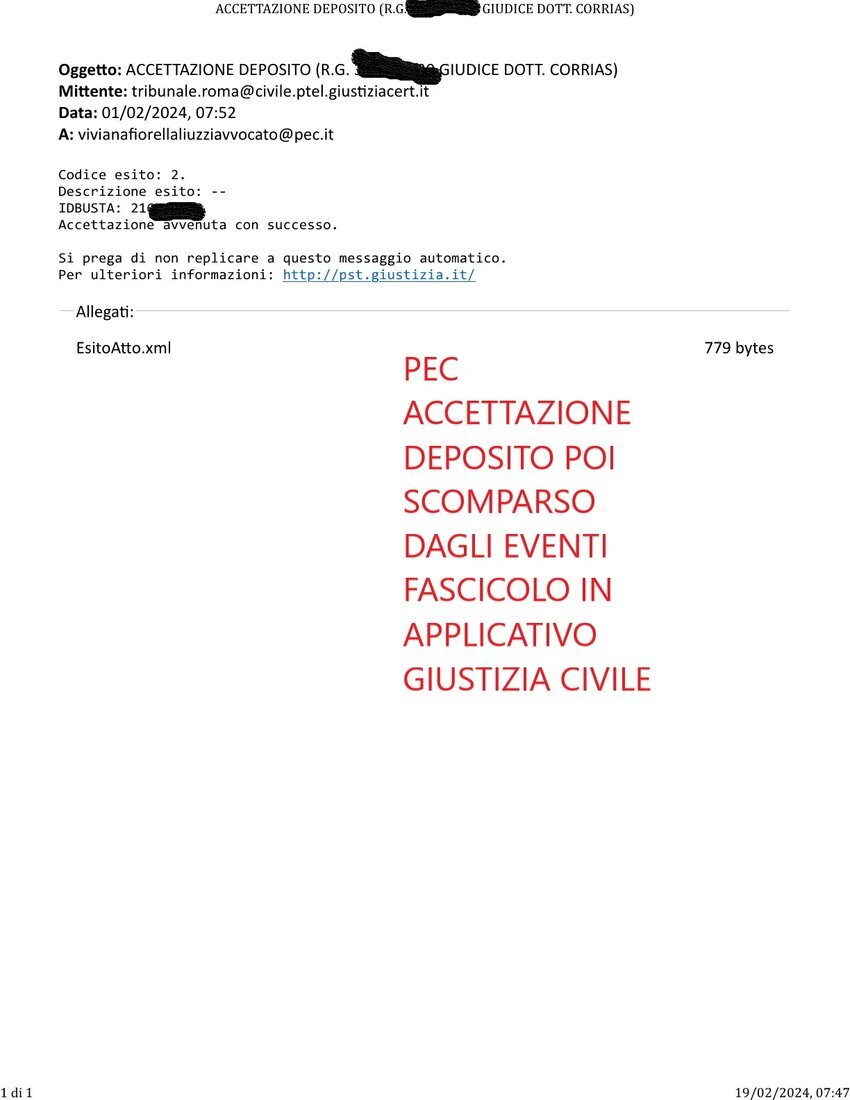 Fascicolo- Sesta Sezione Civile Tribunale Roma- Accesso abusivo Sistemi informatici Fascicolo- Sesta Sezione Civile Tribunale Roma- Accesso abusivo Sistemi informatici